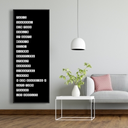 Framed 20 x 60 - Table of big cities