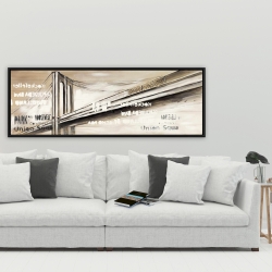 Encadré 20 x 60 - Pont de la ville