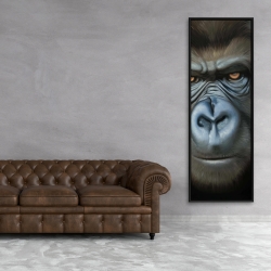 Encadré 20 x 60 - Visage de gorille