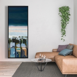 Encadré 20 x 60 - Vue d'oiseau de la plage