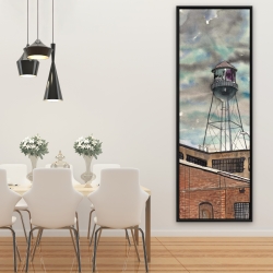 Framed 20 x 60 - Water tower in williamsburg