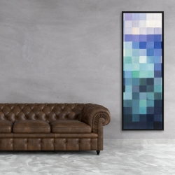 Encadré 20 x 60 - Paysage pixelisé