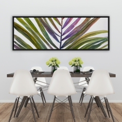 Encadré 20 x 60 - Feuille de palmier tropical