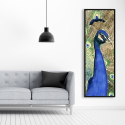 Encadré 20 x 60 - Paon