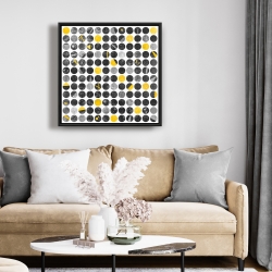 Encadré 24 x 24 - Cercles abstrait