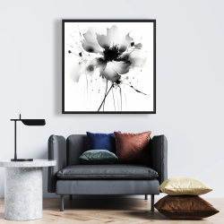 Encadré 24 x 24 - Fleur abstraite