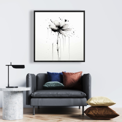 Framed 24 x 24 - Exploding flower
