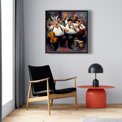 Framed 24 x 24 - Loud noise