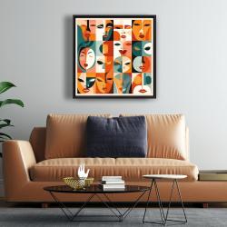 Encadré 24 x 24 - Les visages