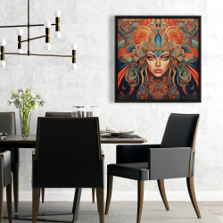 Framed 24 x 24 - Ancient goddess