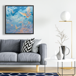 Framed 24 x 24 - The flight