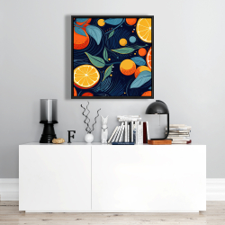 Encadré 24 x 24 - Agrumes flottantes