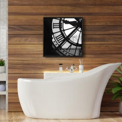 Framed 24 x 24 - Clock at the orsay museum