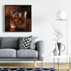 Framed 24 x 24 - On the rocks