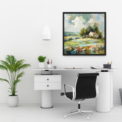 Framed 24 x 24 - The landmark