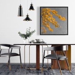 Encadré 24 x 24 - Plante à fanons dorés en fleurs