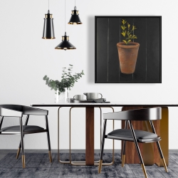Framed 24 x 24 - Plant of marjolaine