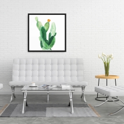 Encadré 24 x 24 - Cactus en fleuraison