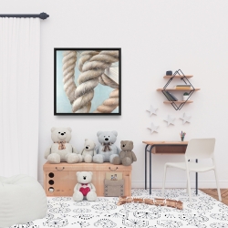 Encadré 24 x 24 - Noeud de corde de bateau