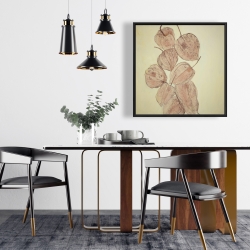 Framed 24 x 24 - Closed ground cherries