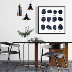 Framed 24 x 24 - Constellations zodiac signs