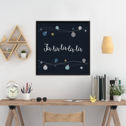 Framed 24 x 24 - Christmas ball vector