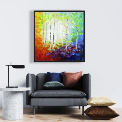 Encadré 24 x 24 - Forêt multicolore