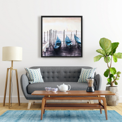 Framed 24 x 24 - The gondola in italy