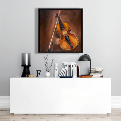 Framed 24 x 24 - Alto violin
