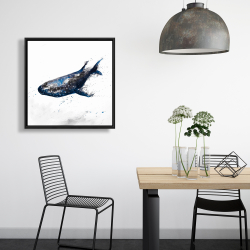 Encadré 24 x 24 - Requin baleine abstrait