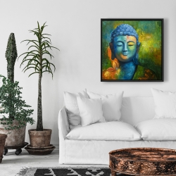 Framed 24 x 24 - Blissful buddha