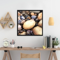 Encadré 24 x 24 - Cailloux de plage