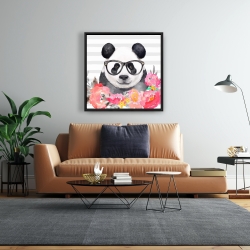 Encadré 24 x 24 - Panda à lunette