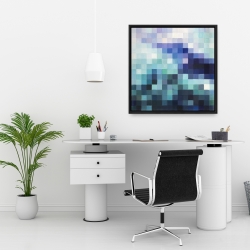 Encadré 24 x 24 - Paysage pixelisé