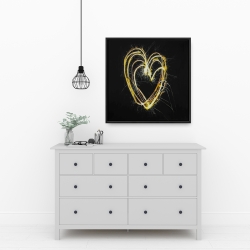 Encadré 24 x 24 - Feux d'artifices en coeur