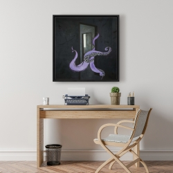 Framed 24 x 24 - Octopus street art