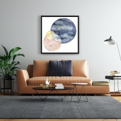 Framed 24 x 24 - Circles
