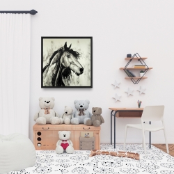 Framed 24 x 24 - Spirit horse