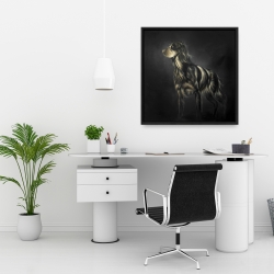 Framed 24 x 24 - Picard spaniel
