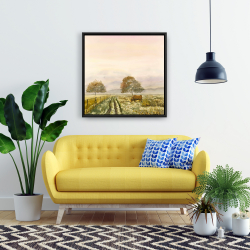 Encadré 24 x 24 - Doux matin à la campagne
