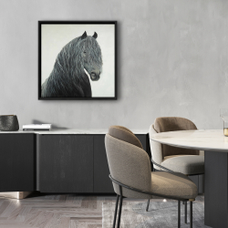 Encadré 24 x 24 - Cheval coeur sauvage