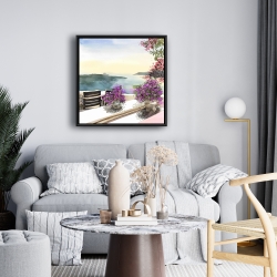 Encadré 24 x 24 - Vue sur la mer méditerranée