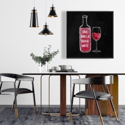 Encadré 24 x 24 - Sauvez l'eau buvez du vin