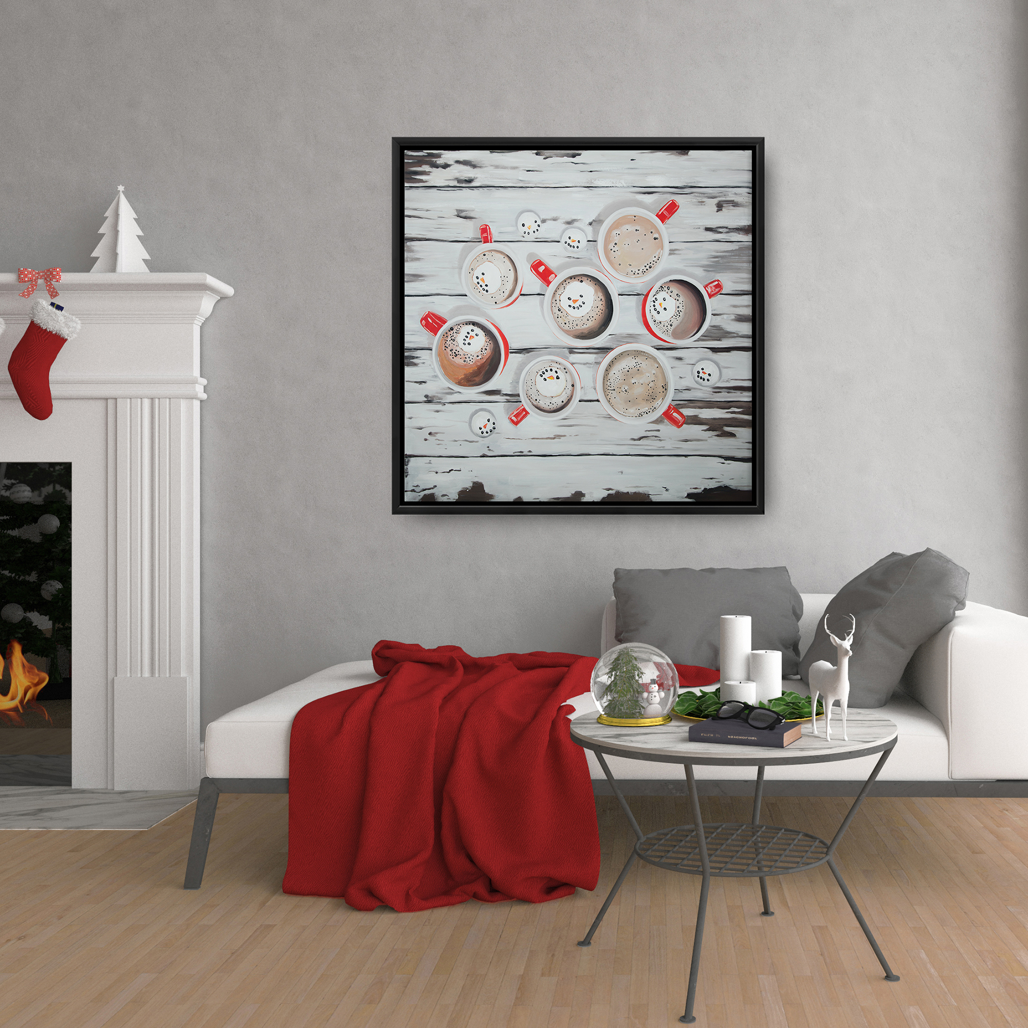 Encadré 24 x 24 - Chocolat chaud du temps des fêtes