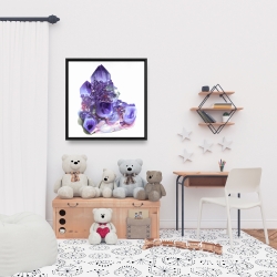 Framed 24 x 24 - Amethyst