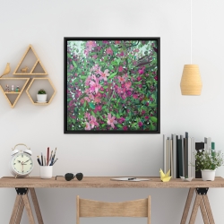 Framed 24 x 24 - Cherry tree blooming