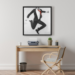 Framed 24 x 24 - Happy classic man