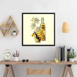Encadré 24 x 24 - Huile d'olive artisanale