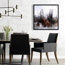 Framed 24 x 24 - Obscure city
