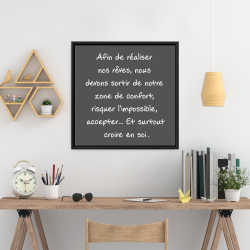 Encadré 24 x 24 - Réaliser nos rêves